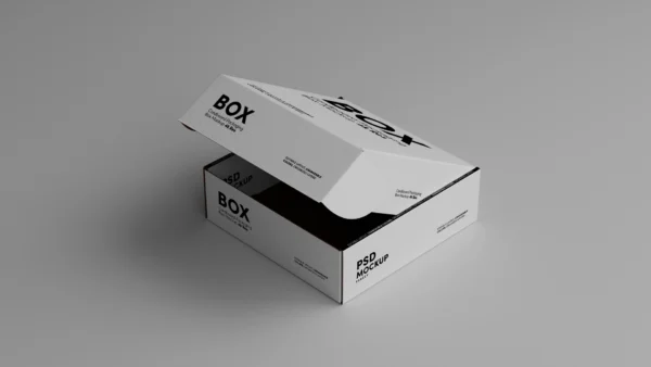 Cardboard box mockup / 210x210x67 - Afbeelding 2